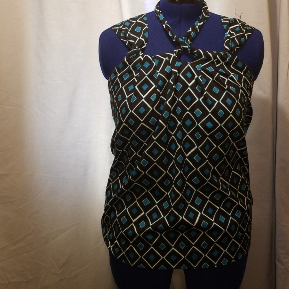 Banana republic black and teal